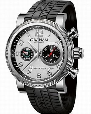 replica graham mercedes gp timezone steel 2meas.s01a watches