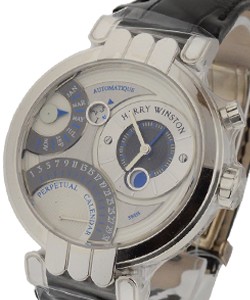 replica harry winston excenter collection perpetual-calendar 200/mapc41wl.w1 watches