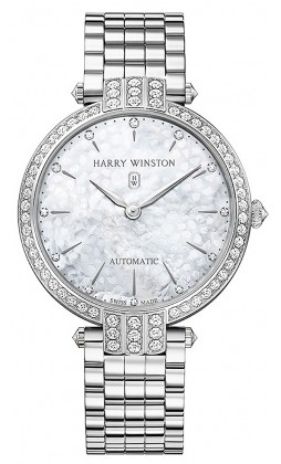 replica harry winston premier ladies automatic premier ladies 36mm automatic in white gold with diamonds bezel prnahm36ww002 prnahm36ww002 watches