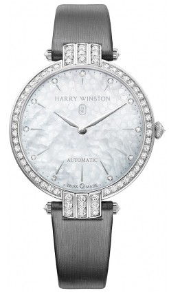 replica harry winston premier ladies automatic premier ladies 36mm automatic in white gold with diamonds bezel prnahm36ww001 prnahm36ww001 watches