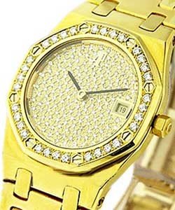 replica audemars piguet royal oak ladys yellow-gold-with-diamonds 67371ba.zz.1120ba.02 watches