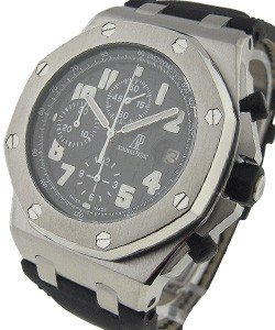 Replica Audemars Piguet Royal Oak Offshore Chrono-Steel-on-Leather 26020ST.OO.D001IN.01.A