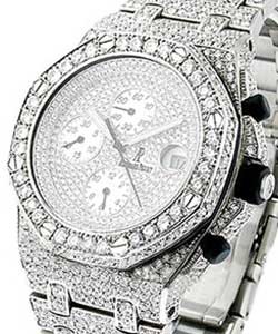 replica audemars piguet royal oak offshore chrono-steel-with-aftermarket-diamonds 25721st dia2 watches