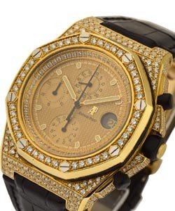 replica audemars piguet royal oak offshore chrono-yellow-gold 25770ba.after.diamonds watches