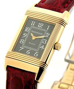 Replica Jaeger-LeCoultre Reverso Ladies-Rose-Gold-on-Strap 250.8.86