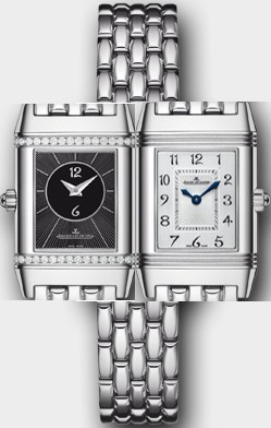 replica jaeger-lecoultre reverso ladies-steel-on-bracelet 266.81.12 watches