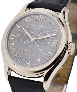 replica patek philippe annual calendar 5035 5035g   slate grey watches