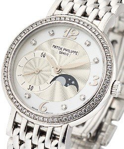 replica patek philippe calatrava ladys-4858-diamond-bezel 4958/1g watches