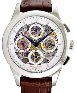 replica perrelet chronograph dual time chrono-skeleton a1010/7 watches