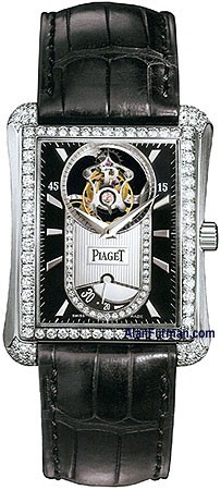 replica piaget black tie emperador-white-gold goa30016 watches
