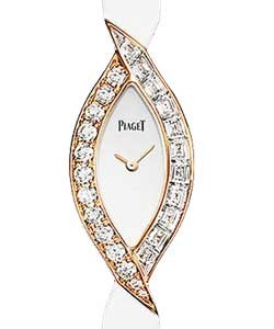 replica piaget couture precieuse collection jewelry brilliant watch in rose gold with baguette diamond bezel g0a38206 g0a38206 watches