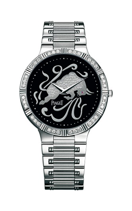 replica piaget dancer zodiac-motif g0a32191 watches