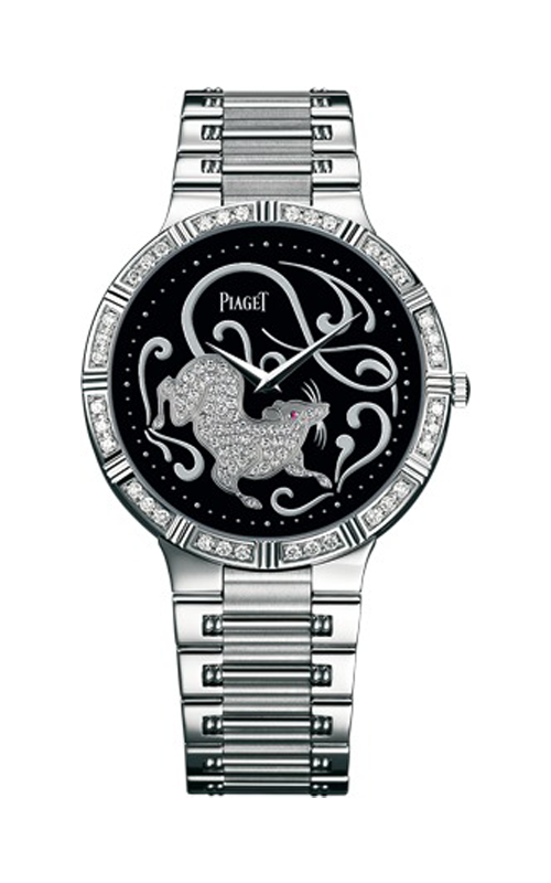 replica piaget dancer zodiac-motif g0a32190 watches