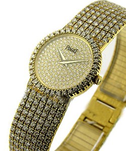 replica piaget tradition yellow-gold tradiygfullpave watches