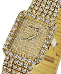 replica piaget tradition yellow-gold pave diamond dial watches