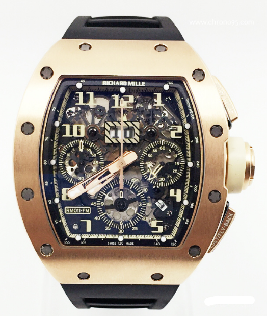 Replica Richard Mille RM 11 Rose-Gold RM011 Ivory