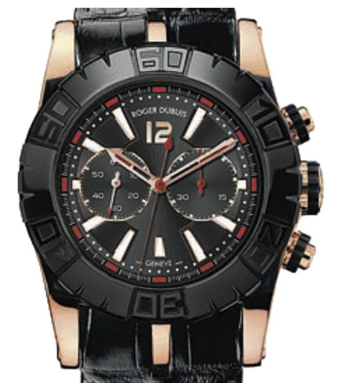 Replica Roger Dubuis Easy Diver 46mm-Rose-Gold RDDBSE0283