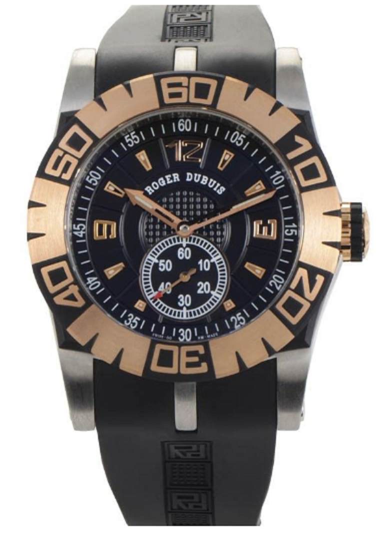 replica roger dubuis easy diver 46mm-rose-gold sed46 14 c5.n cpg9.12r watches