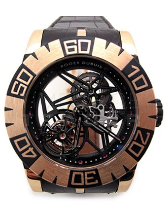 Replica Roger Dubuis Easy Diver 48mm-Rose-Gold RDDBSE0265