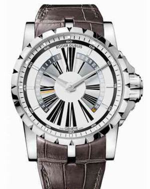 Replica Roger Dubuis Excalibur 45mm-White-Gold RDDBEX0259