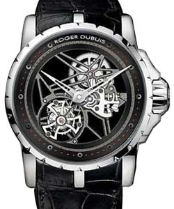Replica Roger Dubuis Excalibur 45mm-White-Gold RDDBEX0260