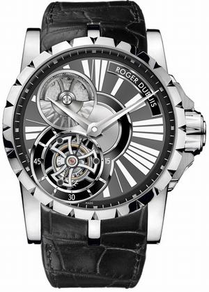 Replica Roger Dubuis Excalibur 45mm-White-Gold RDDBEX0285