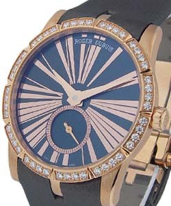replica roger dubuis excalibur 36mm rose gold excalibur jewelry automatic 36mm in rose gold with diamond bezel rddbex0355 rddbex0355 watches