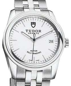 replica tudor glamour date series 55010w 68050w white watches