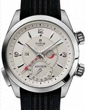 replica tudor heritage advisor steel 79620t fabric strap watches