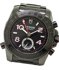 replica tudor aeronaut-series 20200 black steel bracelet watches