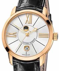 replica ulysse nardin classico luna classico luna 40mm in rose gold 8296 122 2/41 8296 122 2/41 watches