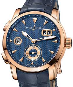 replica ulysse nardin dual time 42mm-rose-gold 3346 126le/93 watches