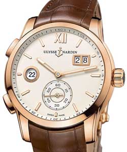 replica ulysse nardin dual time 42mm-rose-gold 3346 126/90 watches