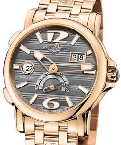 replica ulysse nardin dual time 42mm-rose-gold 246 55 8/69 watches