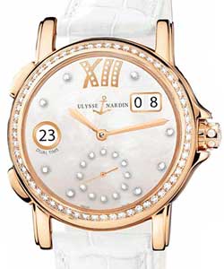 replica ulysse nardin dual time lady-rose-gold 3346 222b/391 watches