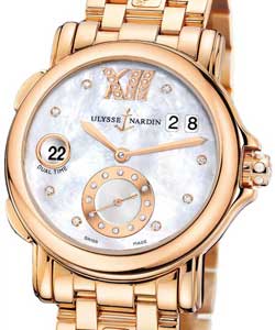 replica ulysse nardin dual time lady-rose-gold 246 22 8/391 watches