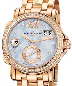 replica ulysse nardin dual time lady-rose-gold 246 22b 8/392 watches