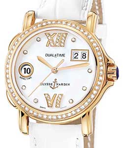 replica ulysse nardin dual time lady-rose-gold 226 28b/391 watches