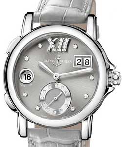 replica ulysse nardin dual time lady-steel-smooth-bezel 243 22/30 02 watches
