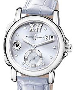 replica ulysse nardin dual time lady-steel-smooth-bezel 243 22/30 07 watches