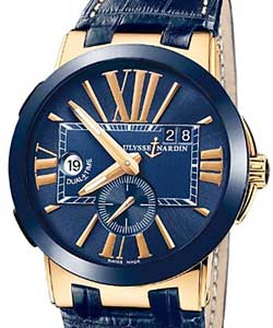 replica ulysse nardin executive dual time rose-gold 246 00/43 watches