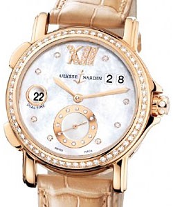 replica ulysse nardin gmt big date ladys-rose-gold 246 22b/391 watches