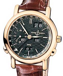 replica ulysse nardin gmt perpetual 38mm-rose-gold 326 22/92 watches