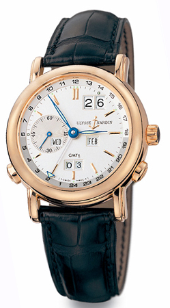 replica ulysse nardin gmt perpetual 38mm-rose-gold 326 22/31 watches