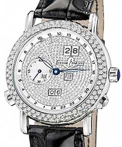 replica ulysse nardin gmt perpetual 38mm-white-gold 320 28/091 watches