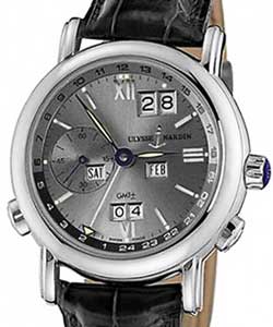 replica ulysse nardin gmt perpetual 38mm-white-gold 320 22/32 watches