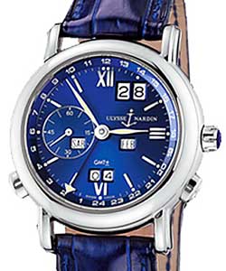 replica ulysse nardin gmt perpetual 38mm-white-gold 320 22/33 watches