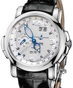 replica ulysse nardin gmt perpetual 42mm-white-gold 320 60/60 watches