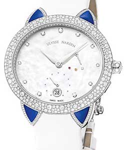 replica ulysse nardin jade jade automatic in white gold with diamond bezel 3100 125bcll/991 3100 125bcll/991 watches