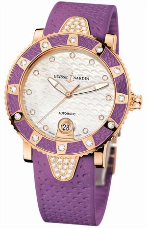 replica ulysse nardin lady diver rose-gold 8106 101e 3c/10.17 watches